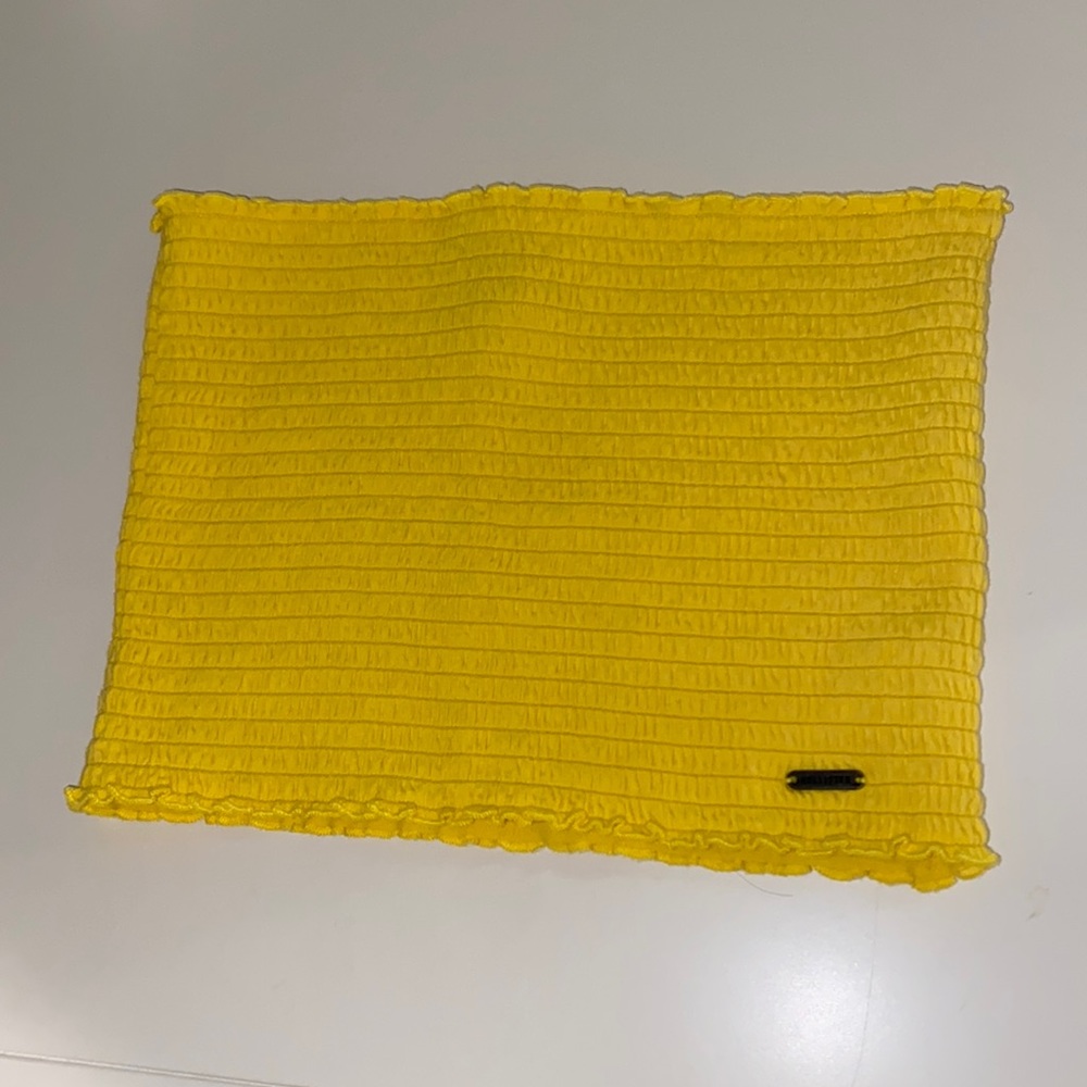 hollister smocked tube top